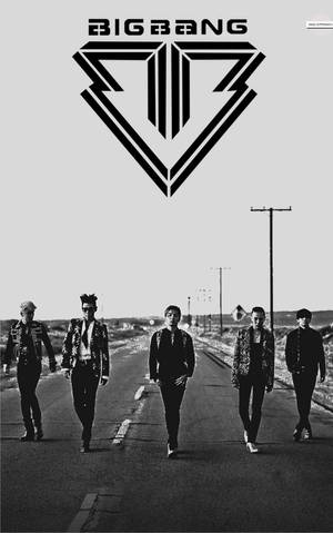 Bigbang Monochrome Poster Wallpaper