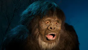 Bigfoot Shocked Face Wallpaper