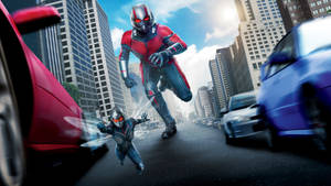 Bigger Ant Man Running Wallpaper