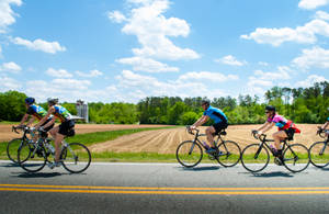 Bike Group Ride Wallpaper