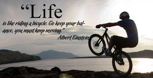 Bike Ride Quotes Wallpaper