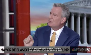 Bill De Blasio Being Interviewed Live Wallpaper