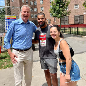 Bill De Blasio With A Couple Wallpaper