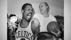 Bill Russell & Coach Red Auerbach Wallpaper