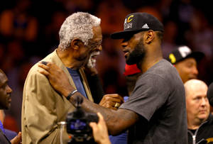 Bill Russell & Lebron James Wallpaper