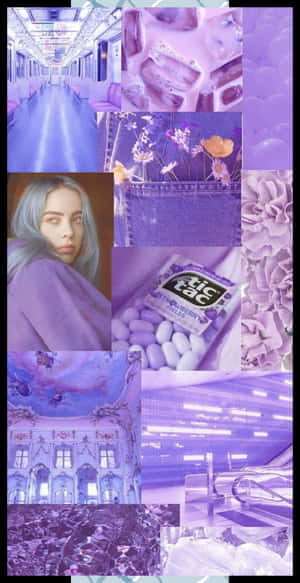 Billie Eilish Showcasing Her Vibrant Style Wallpaper