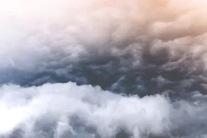 Billowing Storm Clouds Wallpaper