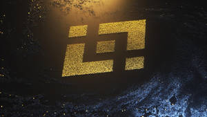 Binance Cosmic Logo Wallpaper