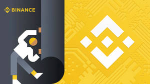 Binance Vector Art Wallpaper