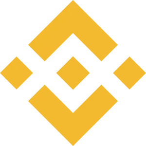 Binance Yellow Rhombus Wallpaper