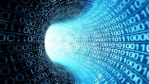 Binary Number Codes Rainmeter Design Wallpaper