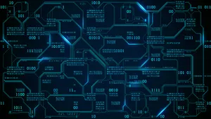 Binary Numbers Design Wallpaper