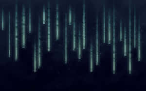 Binary Numbers Falling Down Wallpaper