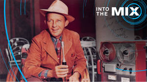 Bing Crosby On Brown Wallpaper