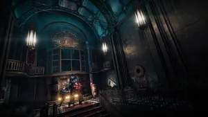 Bioshock Big Daddy Staircase Wallpaper