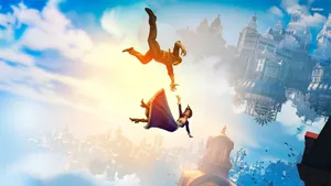 Bioshock Infinite Falling Wallpaper