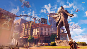 Bioshock Infinite Playstation Game Wallpaper