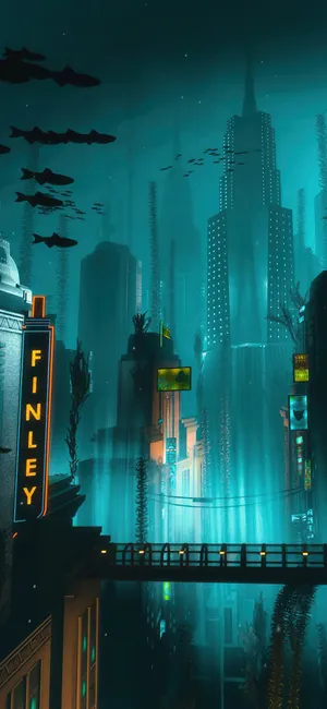 Bioshock Phone The City Of Rapture Wallpaper