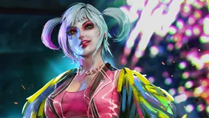 Birds Of Prey Harley Manga Style Wallpaper