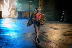 Birds Of Prey Huge Street Explosion Wallpaper