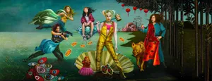 Birds Of Prey Majestic Painting Poster Wallpaper