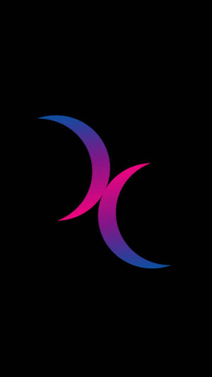 Bisexual Crescent Moons Wallpaper