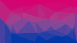 Bisexual Flag Shapes Wallpaper