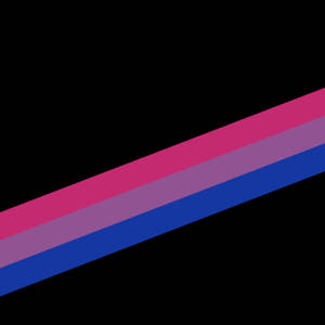 Bisexual Pride Stripe Art Wallpaper