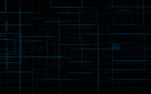 Black Abstract With Blue Lines Wallpaper