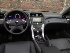 Black Acura Steering Wheel Wallpaper