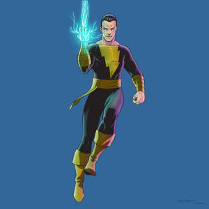 Black Adam Cartoon Wallpaper