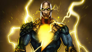 Black Adam Comic Book Illustration Wallpaper