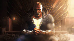 Black Adam - Dc's Superhuman In Close-up Wallpaper