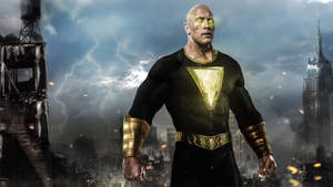 Black Adam In New York Wallpaper