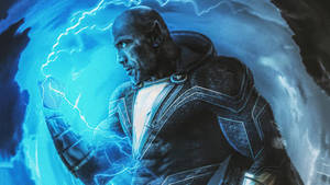 Black Adam Summoning Lightning Wallpaper