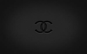 Black Aesthetic Chanel Logo Wallpaper