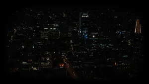 Black Aesthetic City At Night Wallpaper