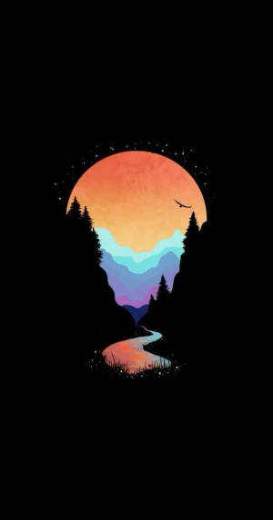 Black Aesthetic Iphone Dark Nature Wallpaper