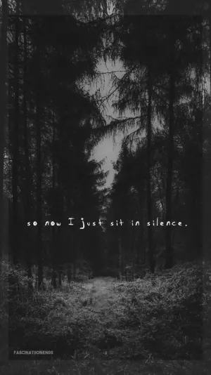 Black Aesthetic Iphone Forest Quote Wallpaper