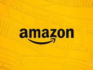 Black Amazon Uk Logo In Yellow Wallpaper