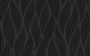 Black And Gray Leaf Like Pattern Wallpaper