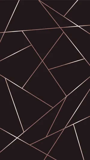 Black And Pink Geometric Design Wallpaper