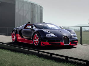 Black And Red Bugatti Iphone Wallpaper