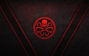 Black And Red Hydra Logo Wallpaper