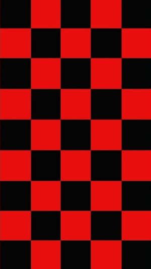 Black And Red Plaid Chess Board Wallpaper