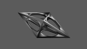 Black And Silver Diamond Steel Piece Wallpaper