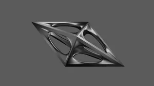 Black And Silver Diamond Steel Piece Wallpaper