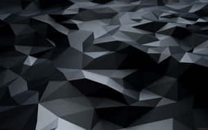 Black And White Abstract Background With Triangles Wallpaper