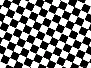 Black And White Aesthetic Diagonal Checkered Pattern Wallpaper