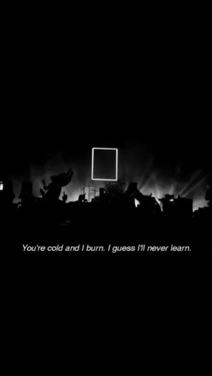 Black And White Aesthetic Words Wallpaper